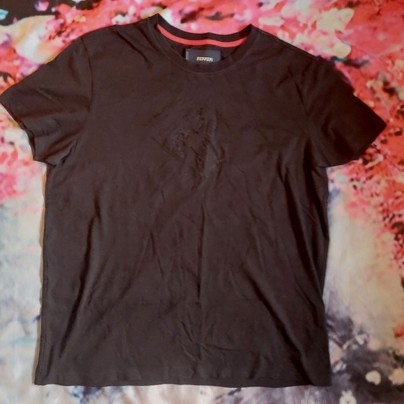 Ferrari Short Sleeve Embossed Logo - Picture 1 of 7